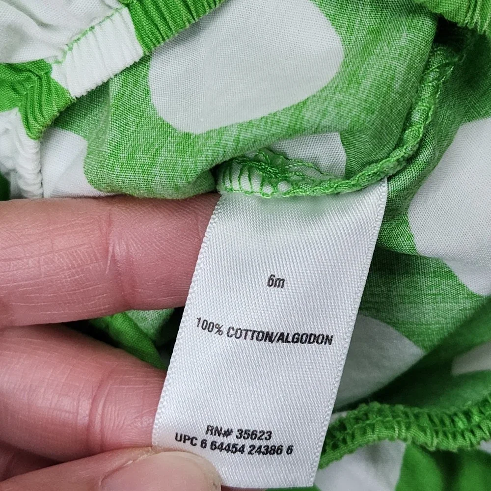 Carter's Brown & White Gingham and Green Polka Dot Baby One-Piece Set